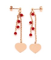 Orecchini Forever Gioielli Donna Orecchini Argento in Argento Corallo FGOR00352 - FGOR00352